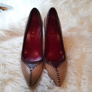 Vintage Tan Prada Heels